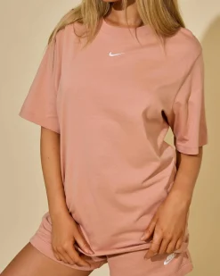 Tops*Nike Essential T-Shirt Rose Gold