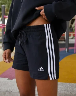 Activewear|Bottoms*adidas Essentials 3 Stripe Shorts Black/white