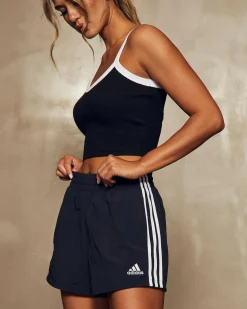 Activewear|Bottoms*adidas Essentials 3 Stripe Woven Shorts Black/white