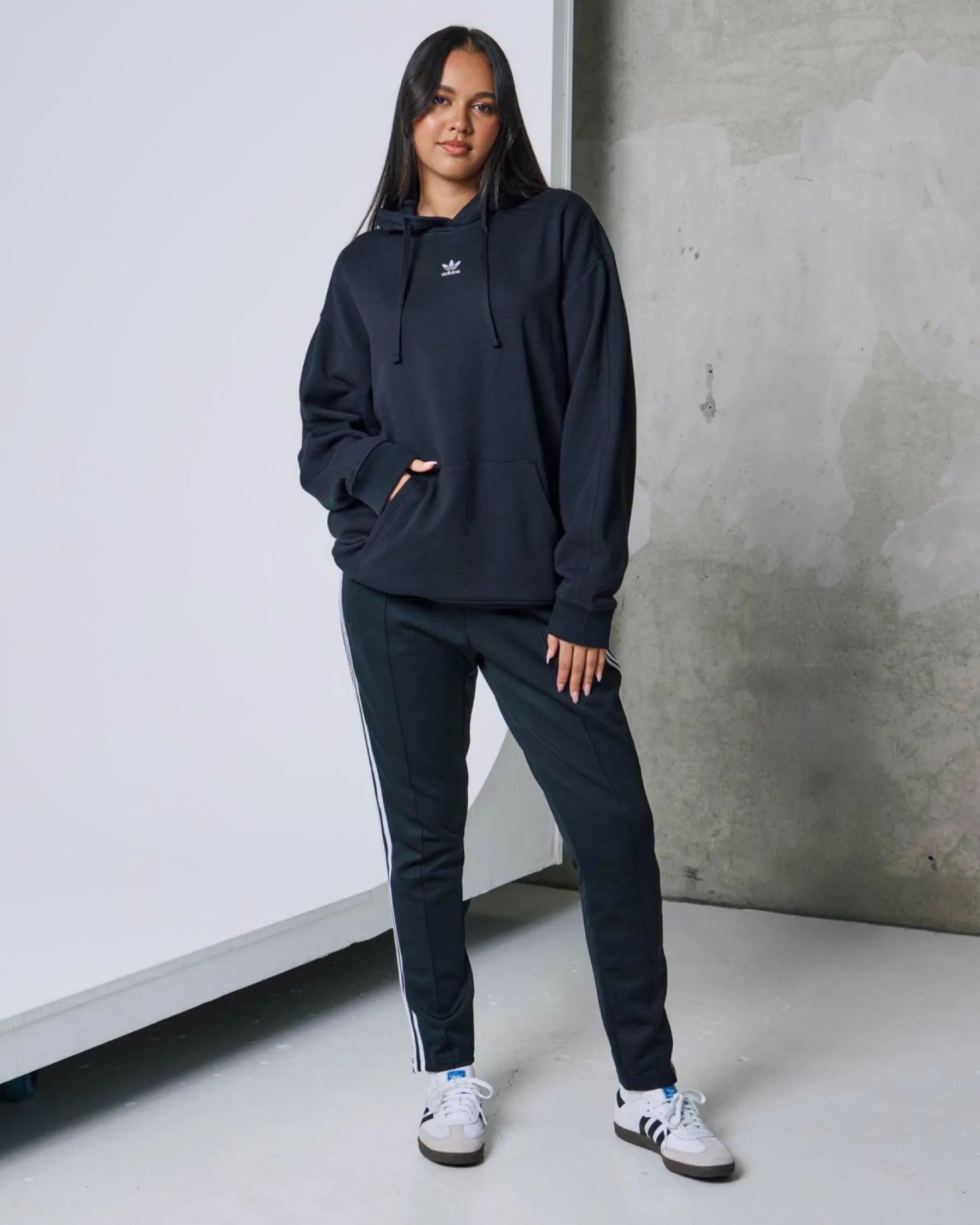 Best Essentials Loose French Terry Hoodie Women Jumpers & Hoodies