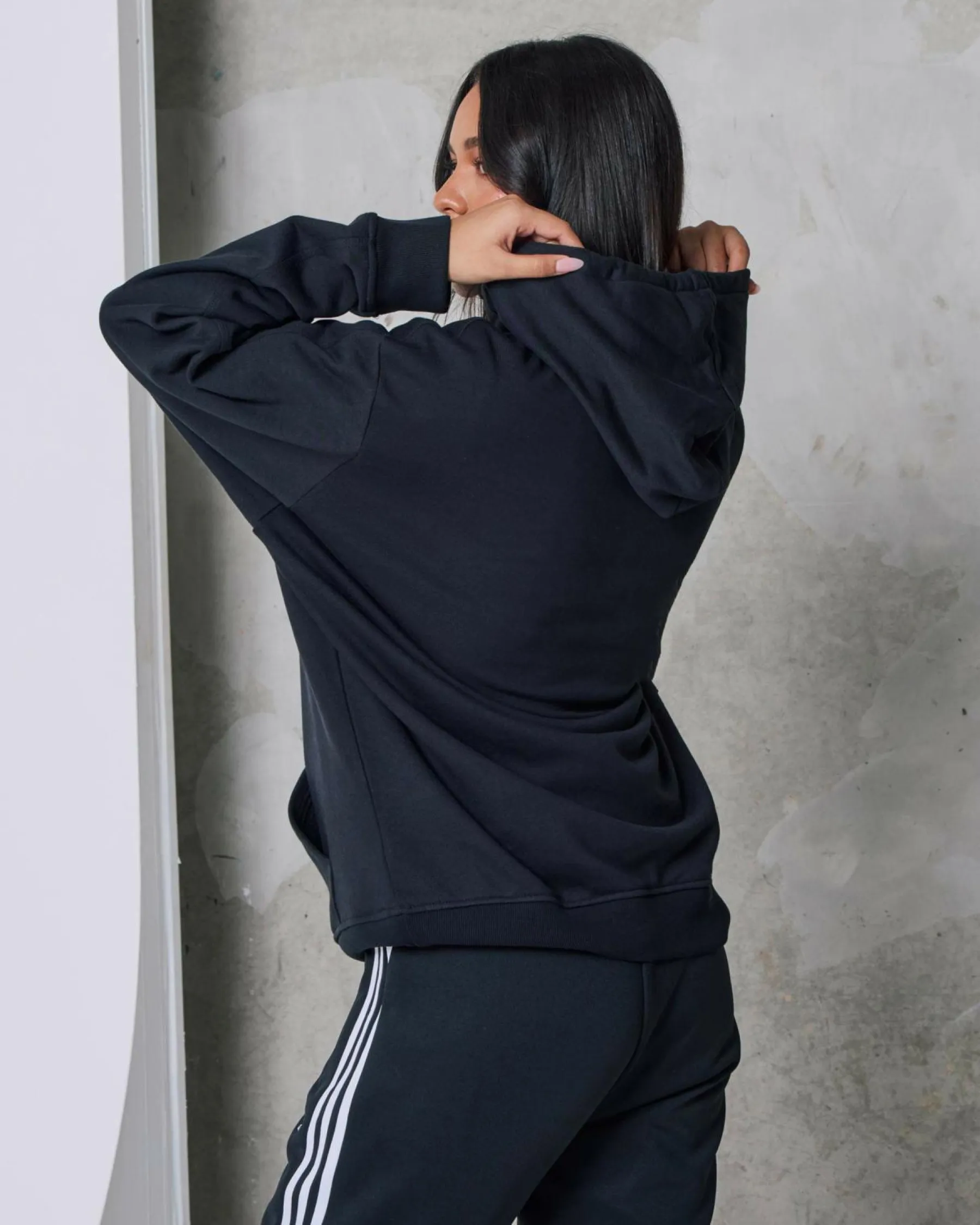 Best Essentials Loose French Terry Hoodie Women Jumpers & Hoodies