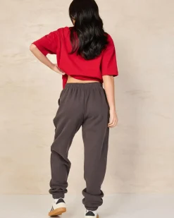 Activewear|Bottoms*Rusty Essentials Low Rise Track Pants Carbon