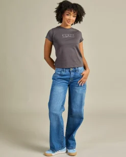 Online Essentials Skimmer Baby Tee Women Tops