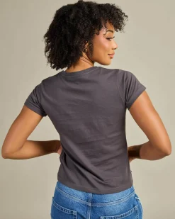 Online Essentials Skimmer Baby Tee Women Tops
