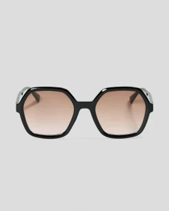 Sunglasses*Indie Eyewear Estelle Sunglasses Black/brown