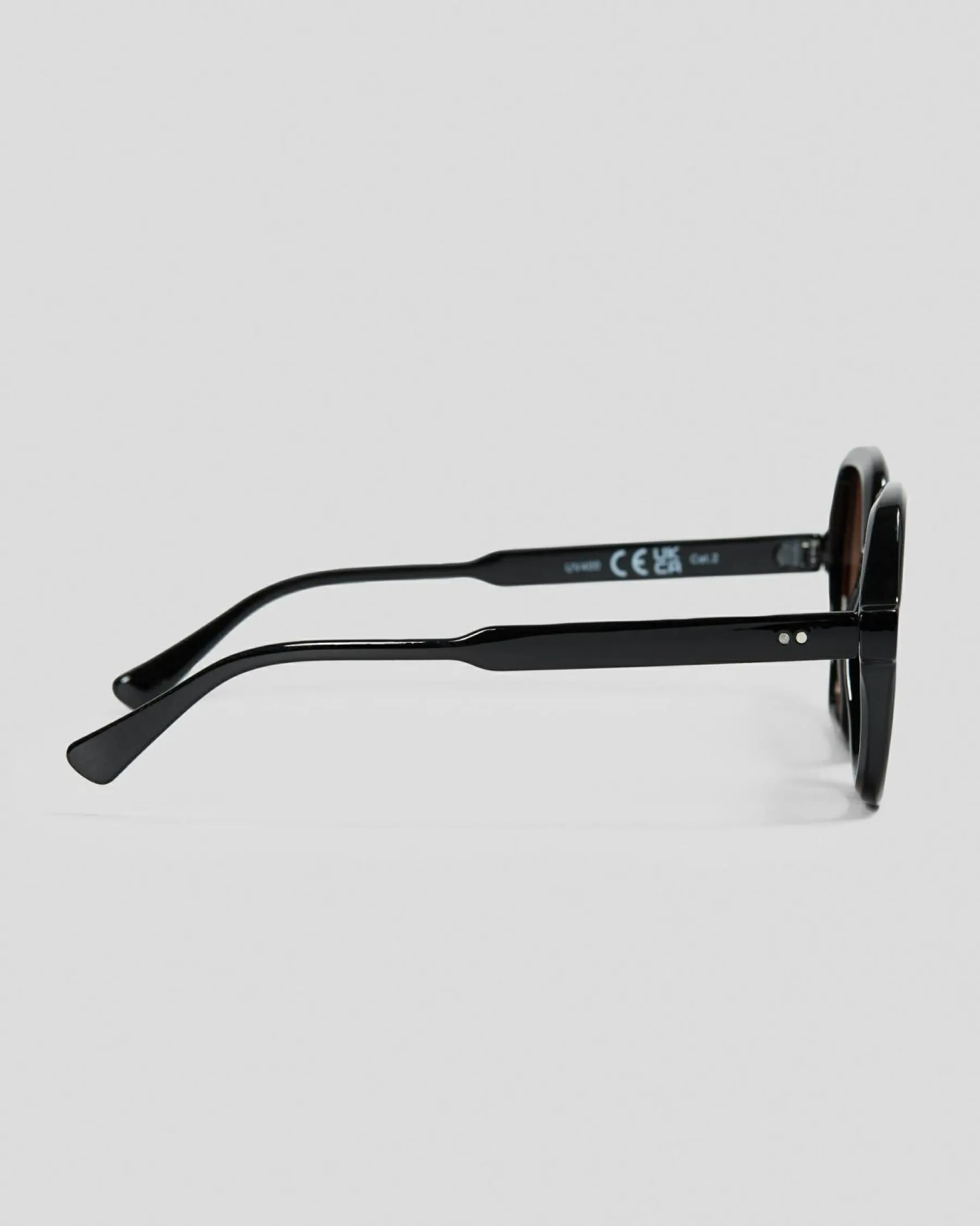 Sunglasses*Indie Eyewear Estelle Sunglasses Black/brown