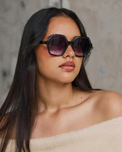Sunglasses*Indie Eyewear Estelle Sunglasses Black/smoke