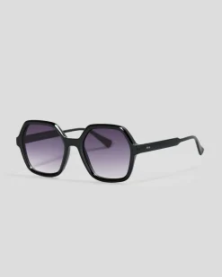 Sunglasses*Indie Eyewear Estelle Sunglasses Black/smoke