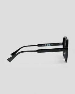 Sunglasses*Indie Eyewear Estelle Sunglasses Black/smoke