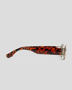 Sunglasses*Indie Eyewear Ester Sunglasses Gold/brown Demi
