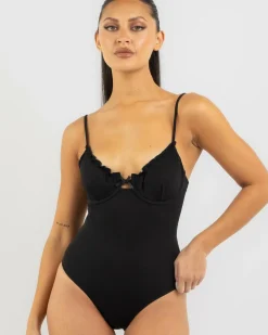 One Pieces*Kaiami Esther Underwire One Piece Swimsuit Black