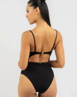 One Pieces*Kaiami Esther Underwire One Piece Swimsuit Black