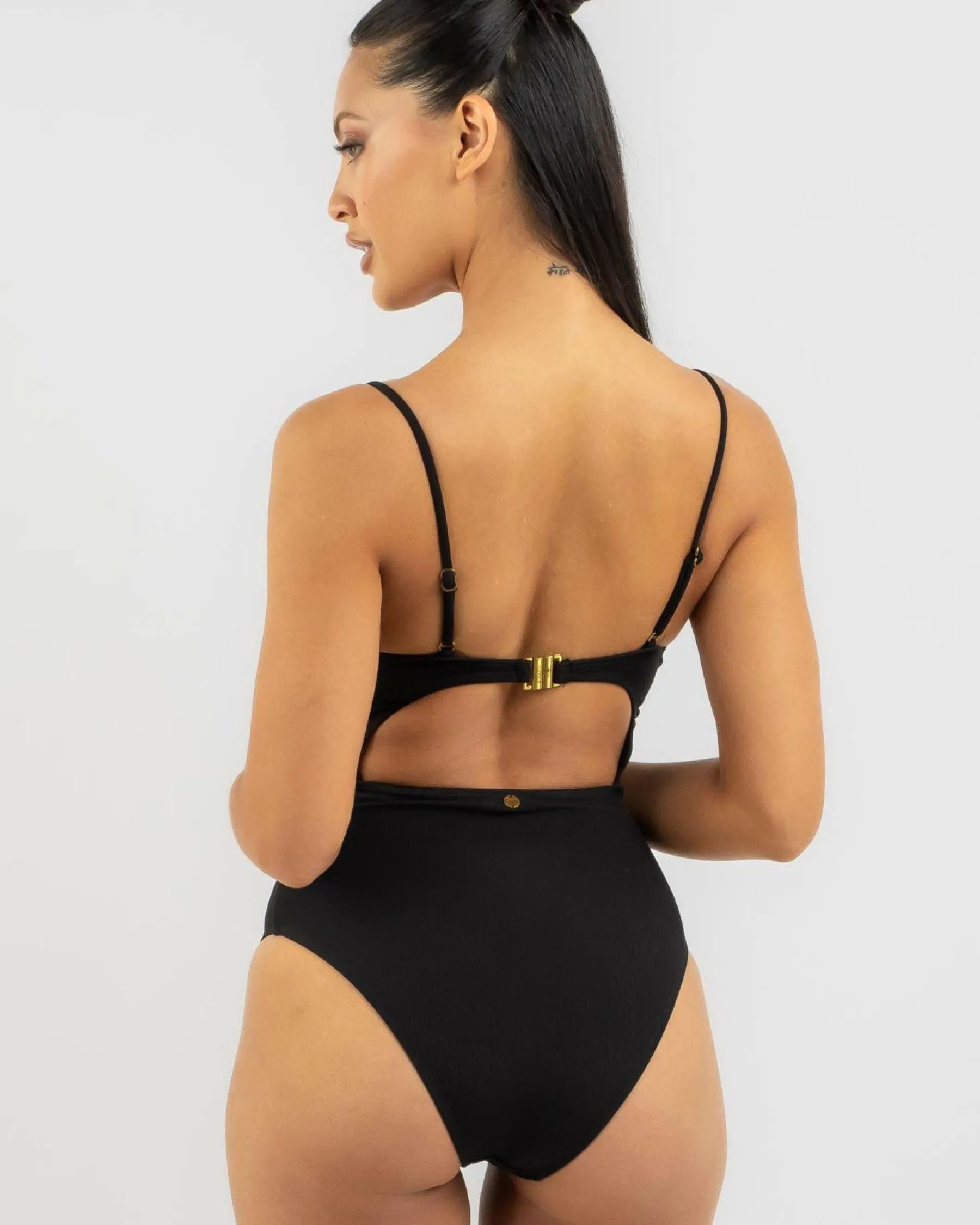 One Pieces*Kaiami Esther Underwire One Piece Swimsuit Black