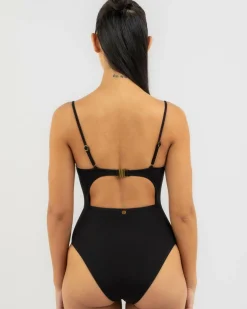 One Pieces*Kaiami Esther Underwire One Piece Swimsuit Black