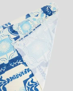 Beach Accessories & Towels*Topanga Euphoria Beach Towel Off White/blue/multi Print