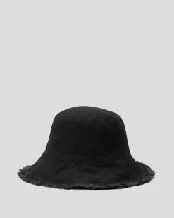 Headwear*Mooloola Eve Bucket Hat Black