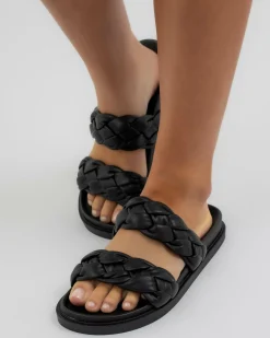Slides*Ava And Ever Eve Slide Sandals Black