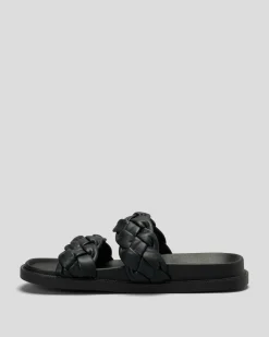 Slides*Ava And Ever Eve Slide Sandals Black