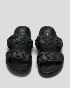 Slides*Ava And Ever Eve Slide Sandals Black