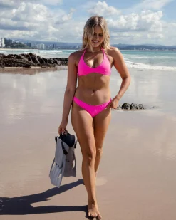 Bikinis*Topanga Evelyn Bralette Bikini Top Pink Punch