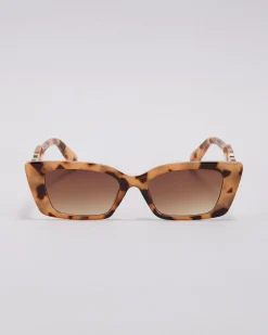 Sunglasses*Indie Eyewear Evelyn Sunglasses Milky Tort/gd Brn