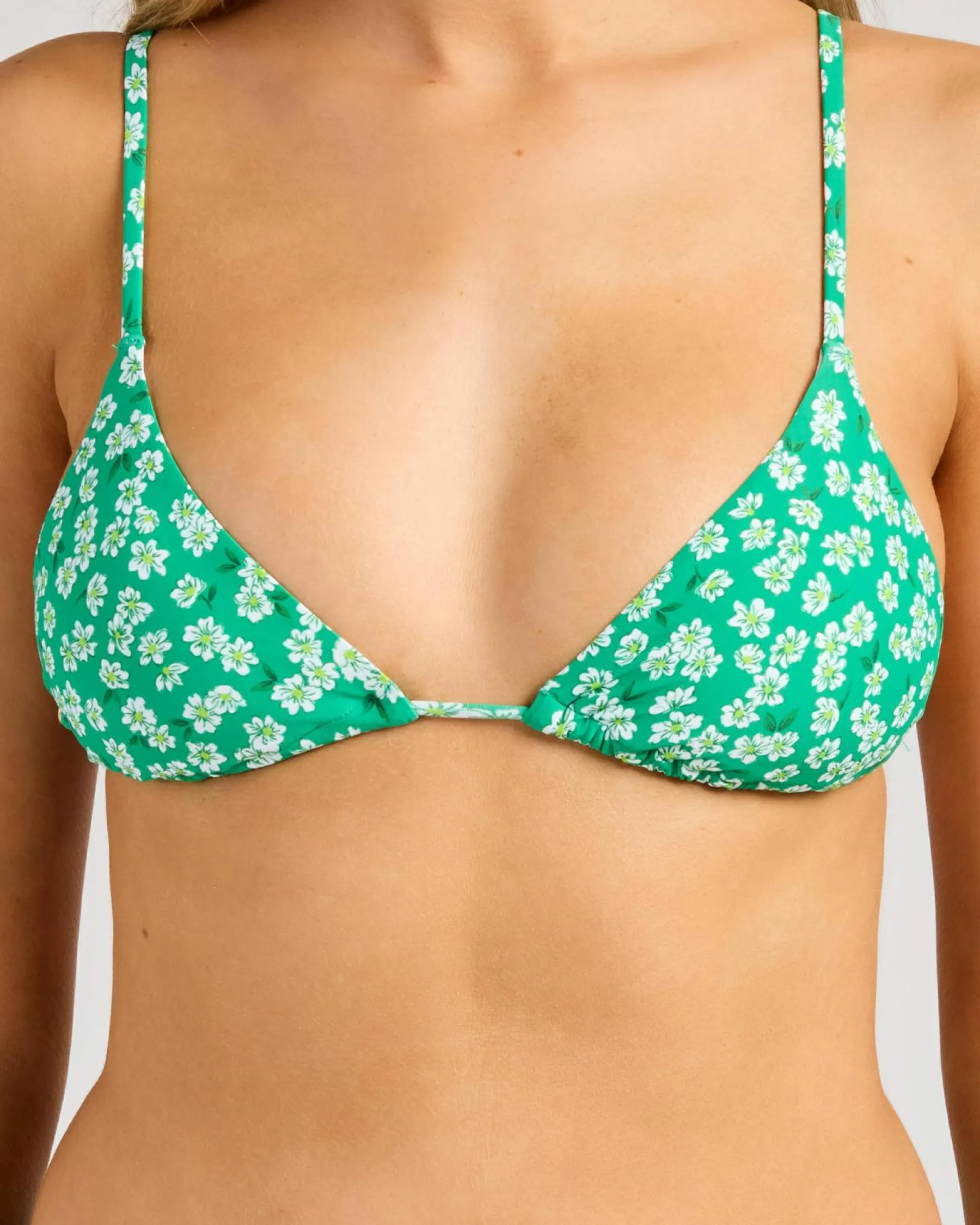 Best Ever Floral Sliding Triangle Bikini Top Women Bikinis