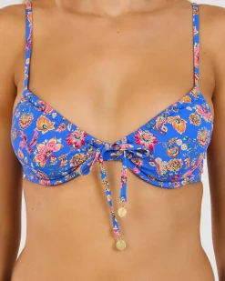 Bikinis*Kaiami Everleigh Underwire Bikini Top Blue