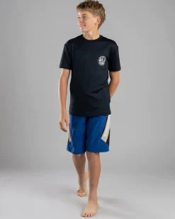 Rashies*Quiksilver Everyday Boy's Short Sleeve Surf T-Shirt Black