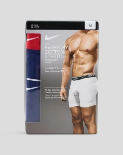 Underwear & Sleepwear*Nike Everyday Cotton Stretch Boxer Brief 2 Pack Juniper