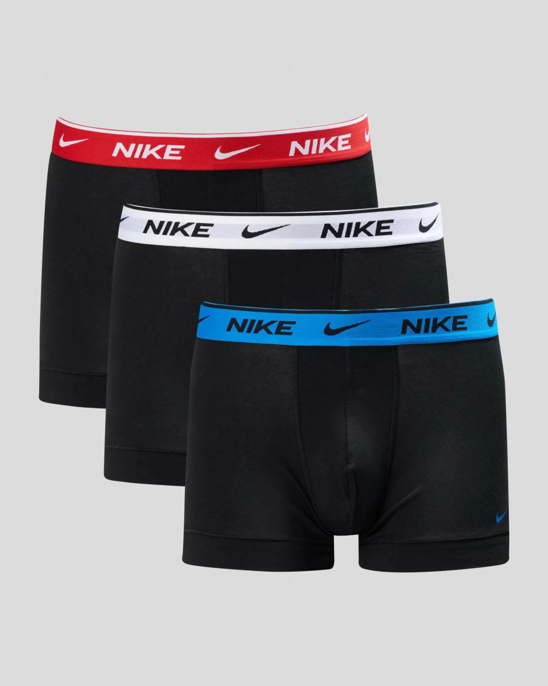 Underwear & Sleepwear*Nike Everyday Cotton Stretch Trunk 3 Pack Winter White