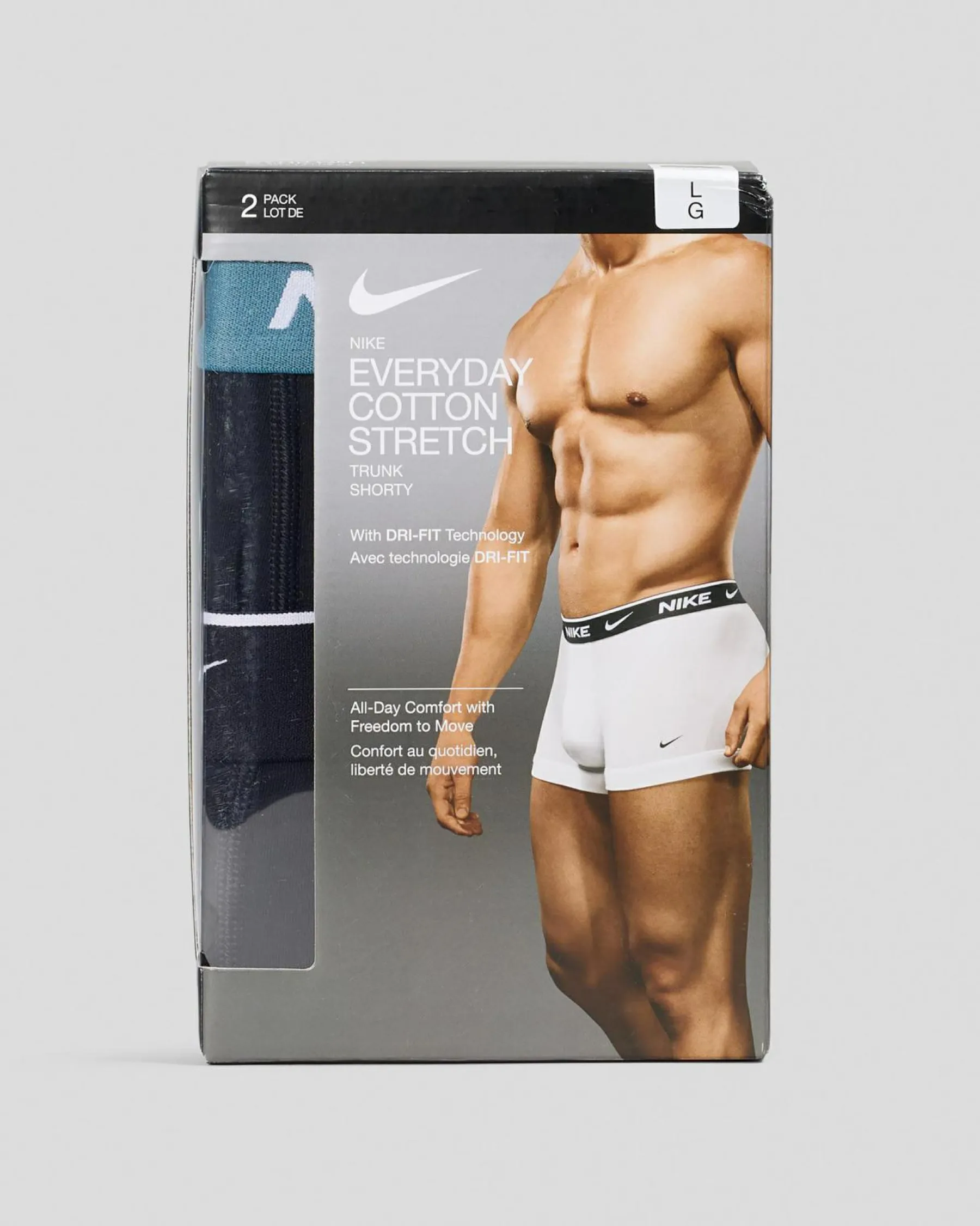 Underwear & Sleepwear*Nike Everyday Cotton Stretch Trunk 2 Pack Sea Calm
