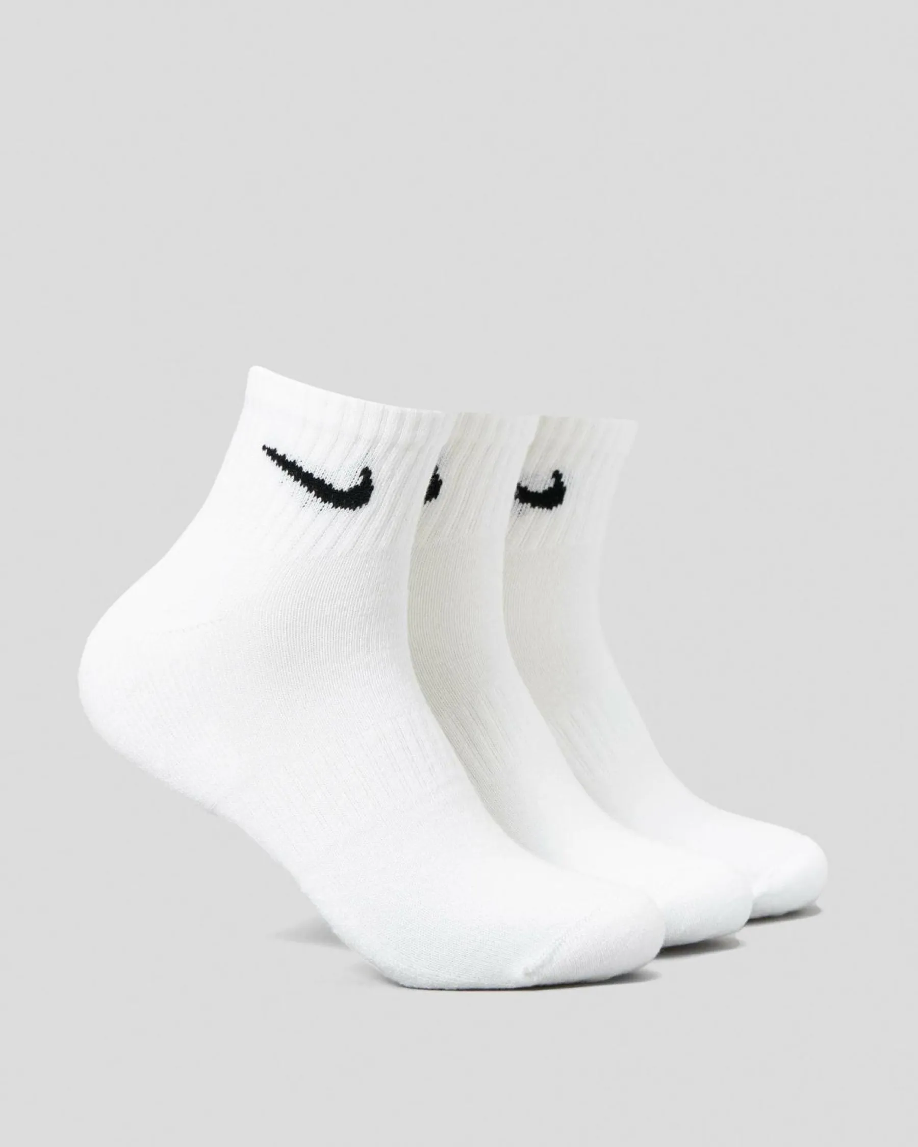 Socks*Nike Everyday Cushioned 3 Pack Socks White/black