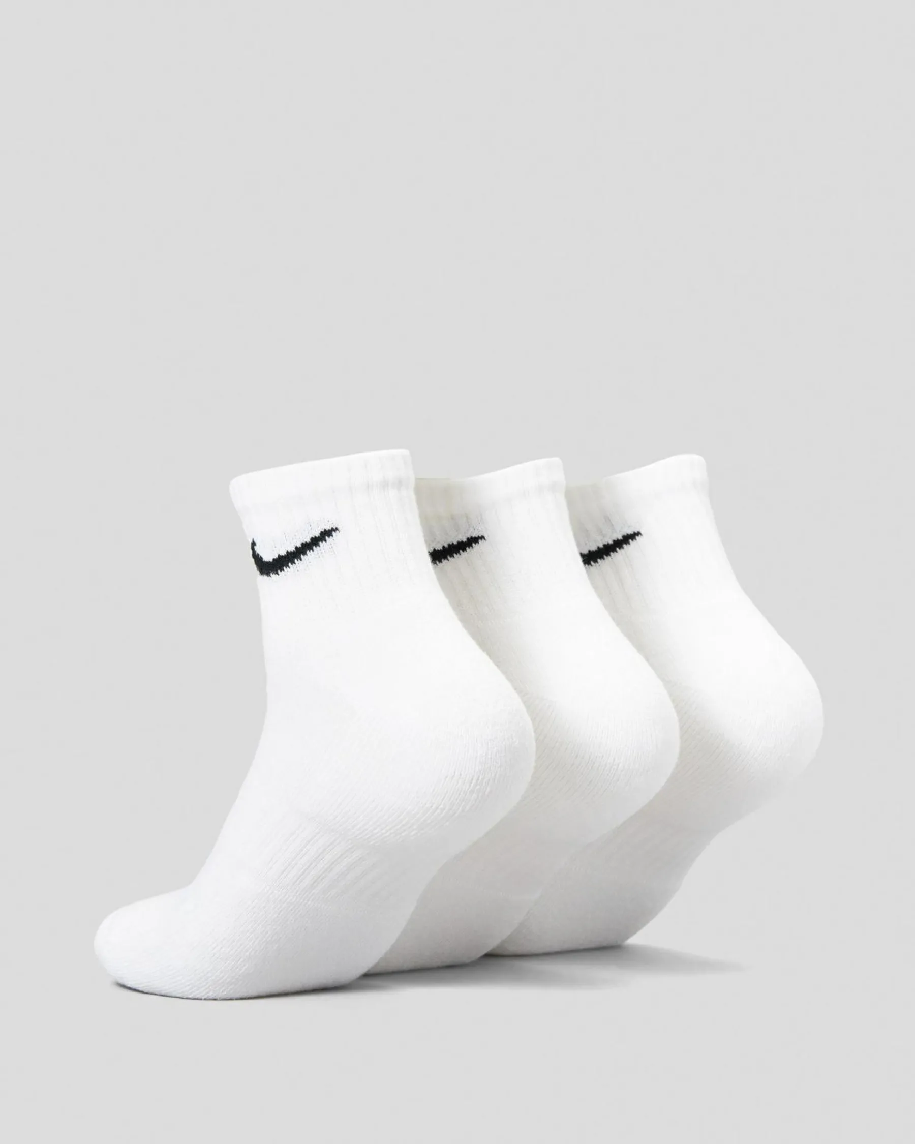 Socks*Nike Everyday Cushioned 3 Pack Socks White/black