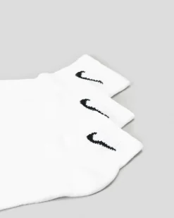 Socks*Nike Everyday Cushioned 3 Pack Socks White/black