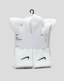 Outlet Everyday Cushioned Crew Socks 6 Pack Socks