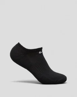 Socks*Nike Everyday Cushioned No Show Socks 3 Pack Black/white