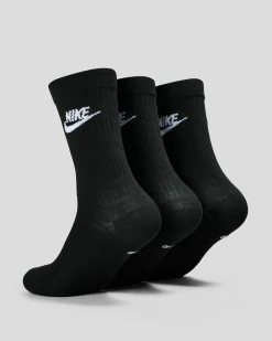 Socks*Nike Everyday Essential Crew Socks Black/white