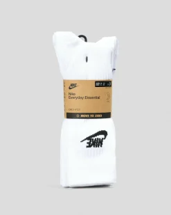 Socks*Nike Everyday Essential Crew Socks White/black