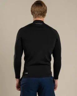 Rashies*Quiksilver Everyday Heat Long Sleeve Rash Vest Black