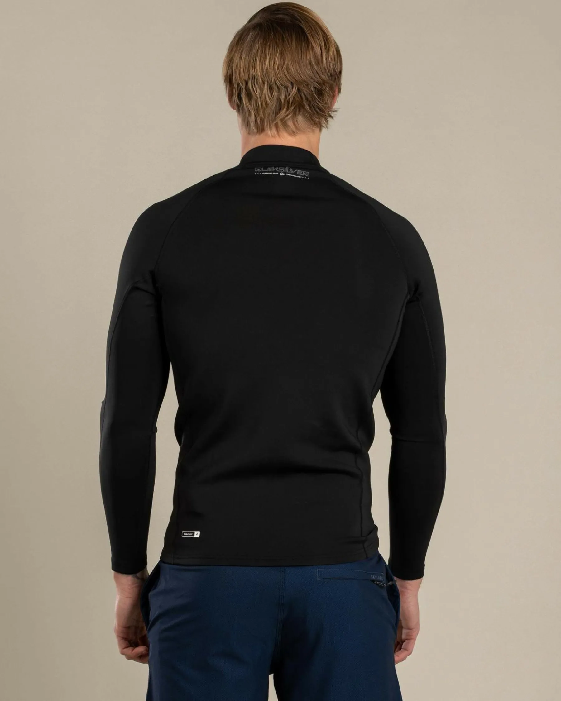Rashies*Quiksilver Everyday Heat Long Sleeve Rash Vest Black