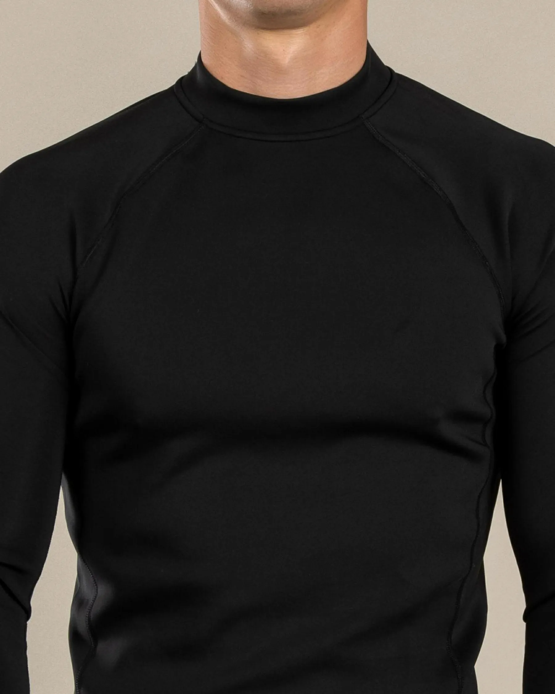 Rashies*Quiksilver Everyday Heat Long Sleeve Rash Vest Black