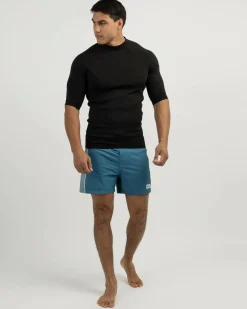 Rashies*Quiksilver Everyday Heat Short Sleeve Rash Vest Black