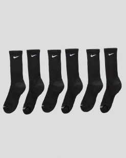 Socks|Socks*Nike Everyday Plus Cushioned Socks 6 Pack Black/white