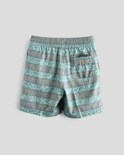 Board Shorts|Toddlers*Quiksilver Everyday Straight VLY Boy 13NB Board Shorts Granite Terra Stripe