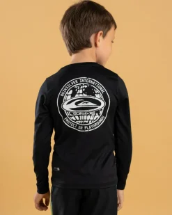 Rashies|Toddlers*Quiksilver Everyday Toddler's Surf T-Shirt Black