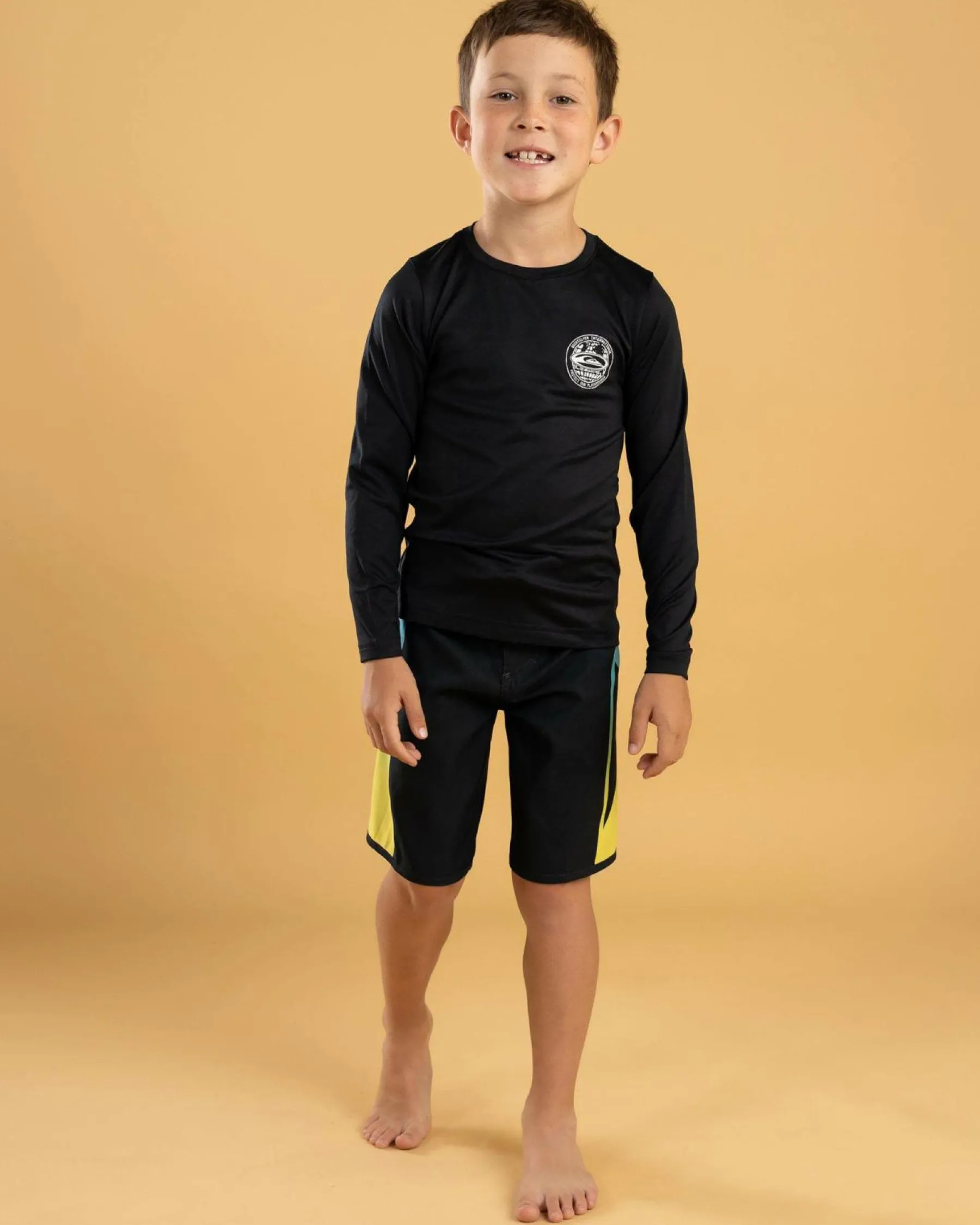 Rashies|Toddlers*Quiksilver Everyday Toddler's Surf T-Shirt Black