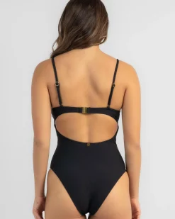 One Pieces*Kaiami Evita Balconette One Piece Swimsuit Black