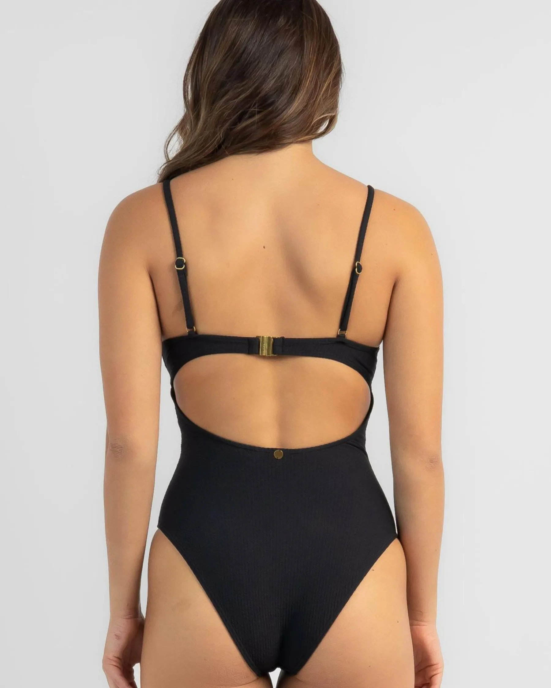 One Pieces*Kaiami Evita Balconette One Piece Swimsuit Black