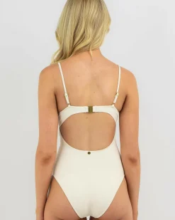 One Pieces*Kaiami Evita Balconette One Piece Swimsuit Seashell