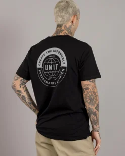 Tops & T-Shirts*Unit Evolve T-Shirt Black